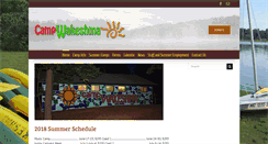 Desktop Screenshot of campwakeshma.com
